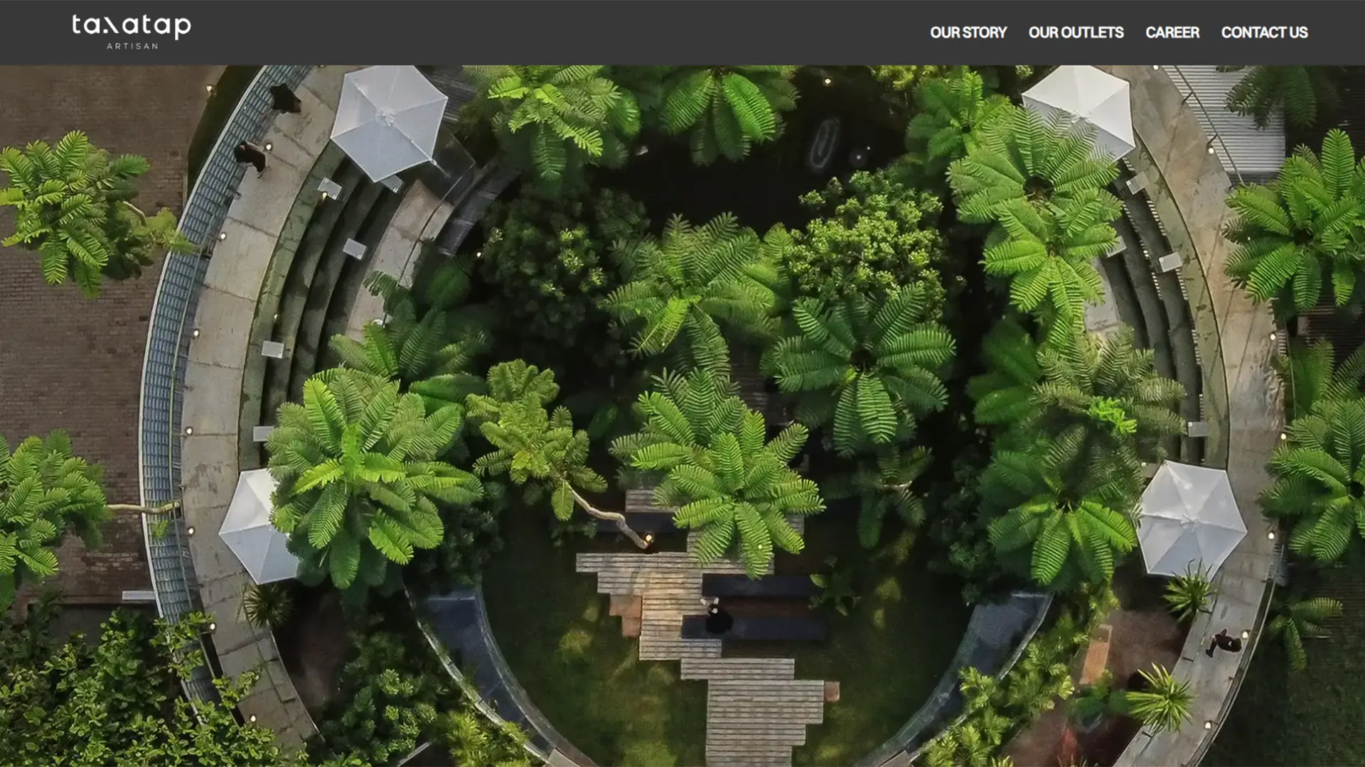 Tanatap Coffee homepage